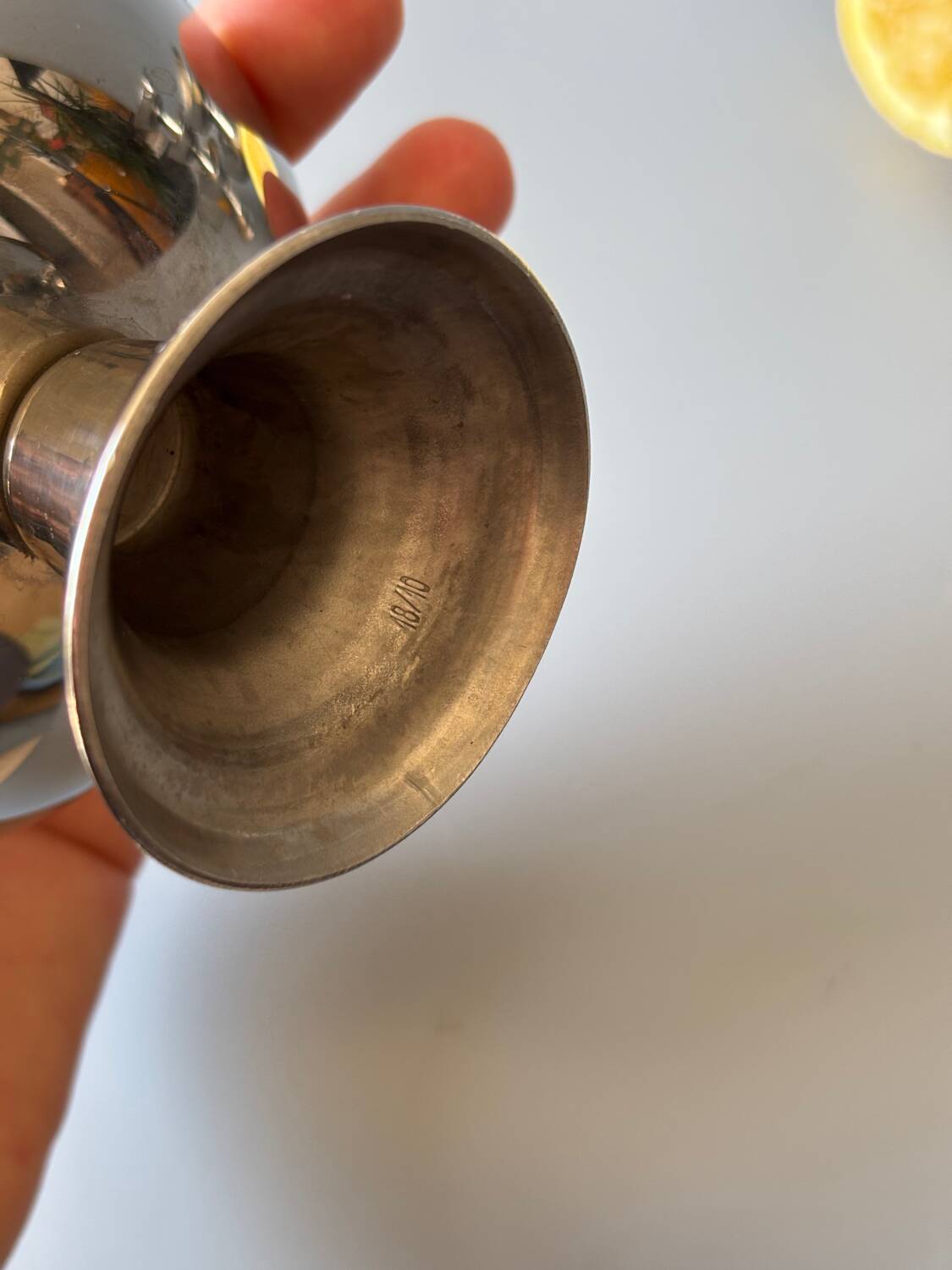 Ice cream cups, stainless steel dessert, 1970