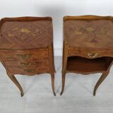 Pair of Louis XV style bedside tables