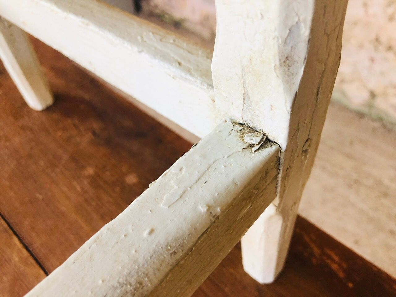 Vintage oak farmhouse stool Circa 50