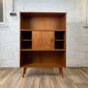 Double bookcase vintage Scandinavian teak sideboard, 60s