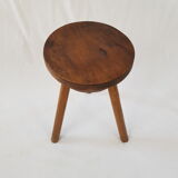 Wooden tripod stool