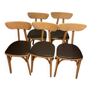 5 chaises modèle Banane