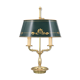 Hot water bottle lamp in solid bronze gilded empire style Lucien Gau