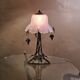 Wrought iron lamp