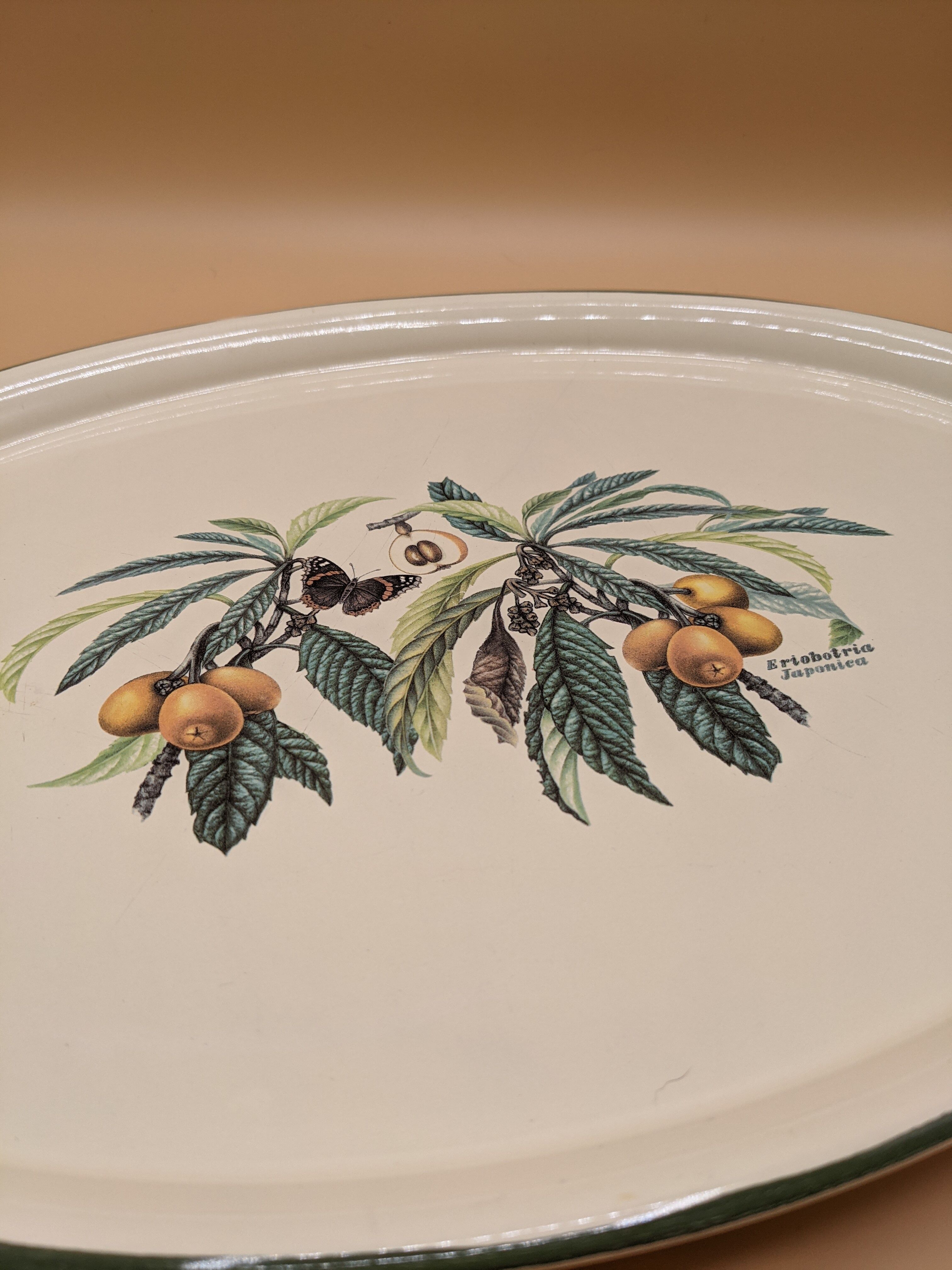 flat / vintage tray, botanical décor