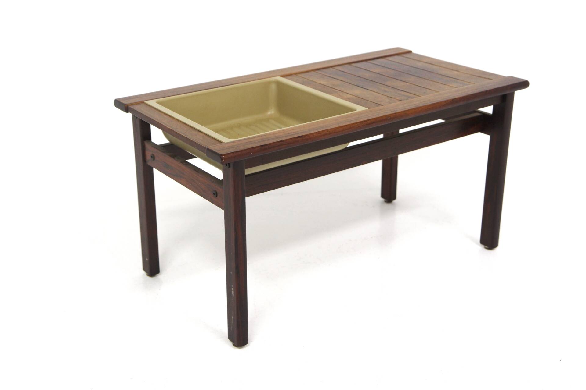 Scandinavian rosewood indoor planter, Sweden, 1960