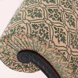 Large Victorian Sofa and Matching Ottoman, United Kingdom, 1890s