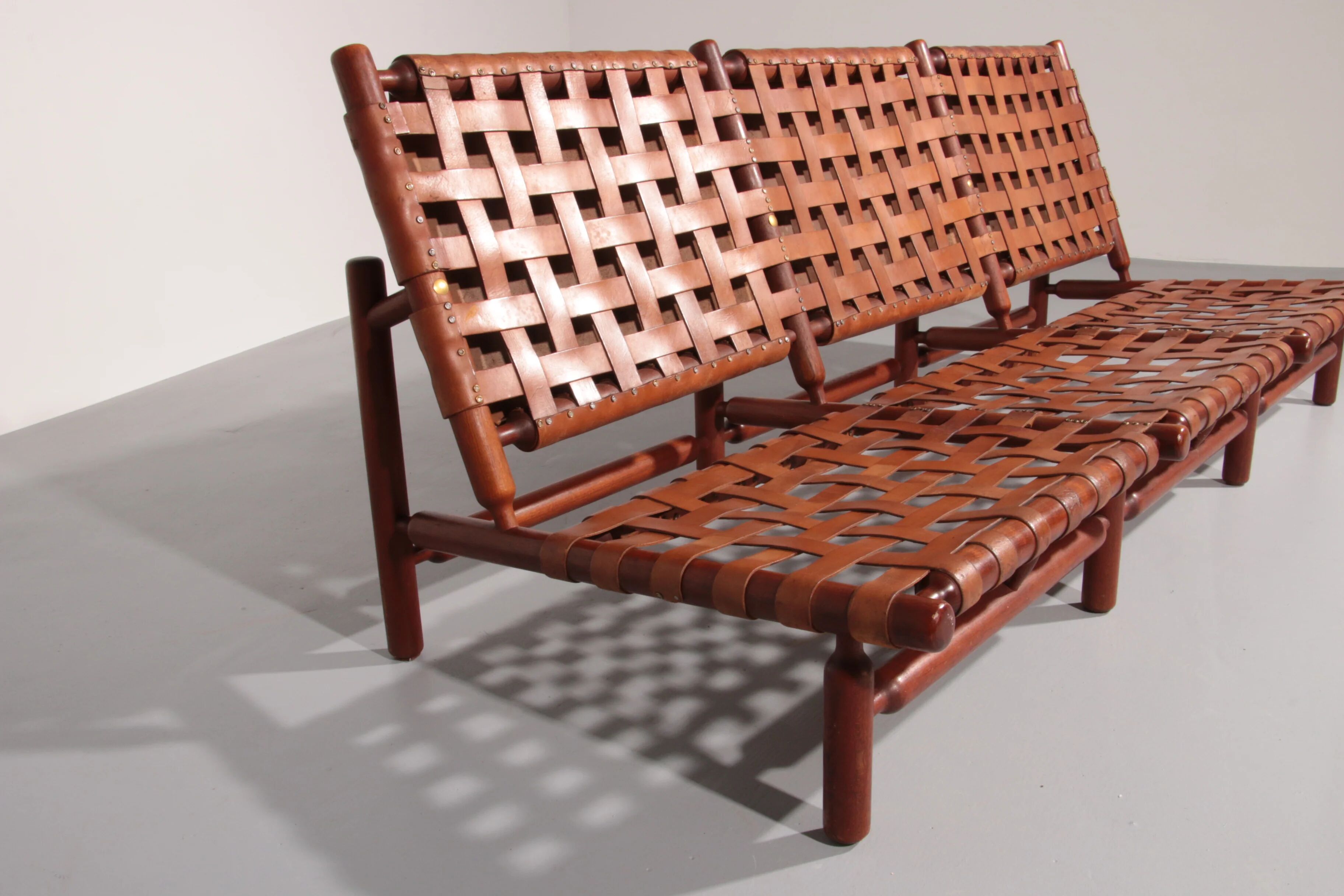 Three-seater sofa by Ilmari Tapiovaara for Paolo Arnaboldi, Italy 1957