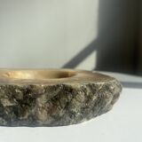 Marble ashtray / empty pocket, raw shape, vintage decor 1950