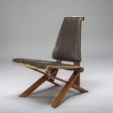 French S46 Dromadaire Chair by Pierre Chapo for Ebenisterie Seltz, 1970s