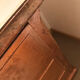Old chest of drawers restored golden copper color
