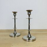 Pair of silver candlesticks from the 60s