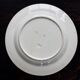 Round vintage patinated ironstone serving dish - Border model