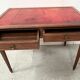 Louis XVI style desk in stained beech, 20th century.