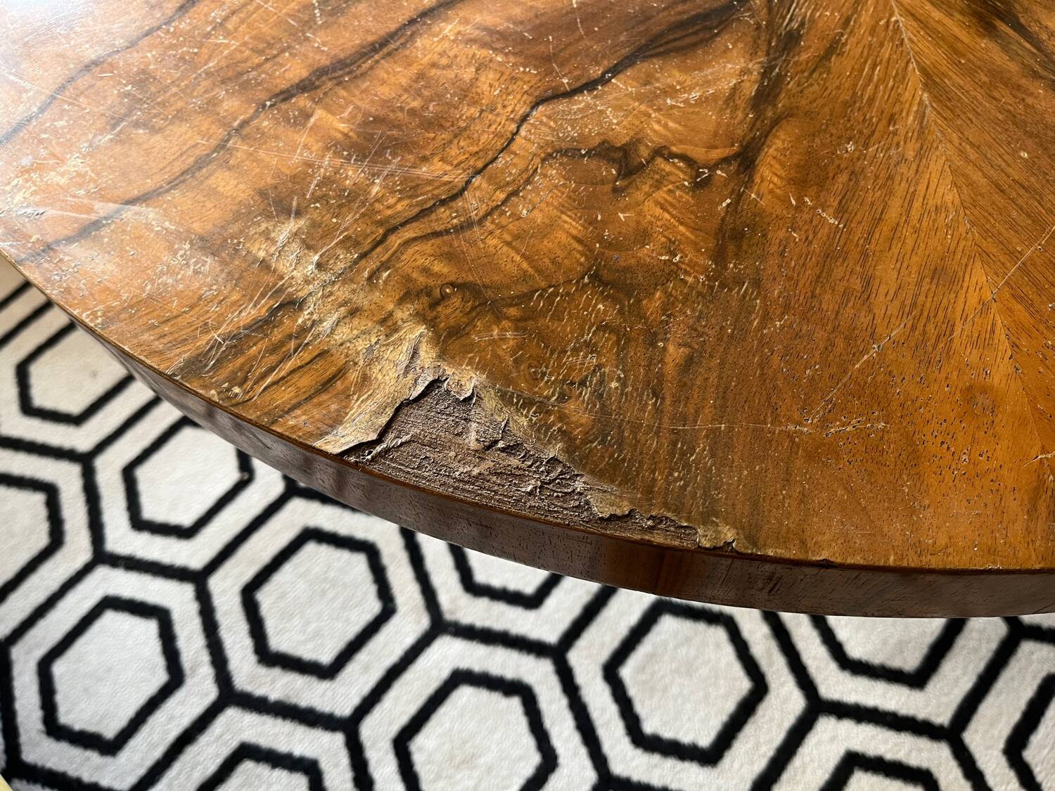 Large pedestal table 1930