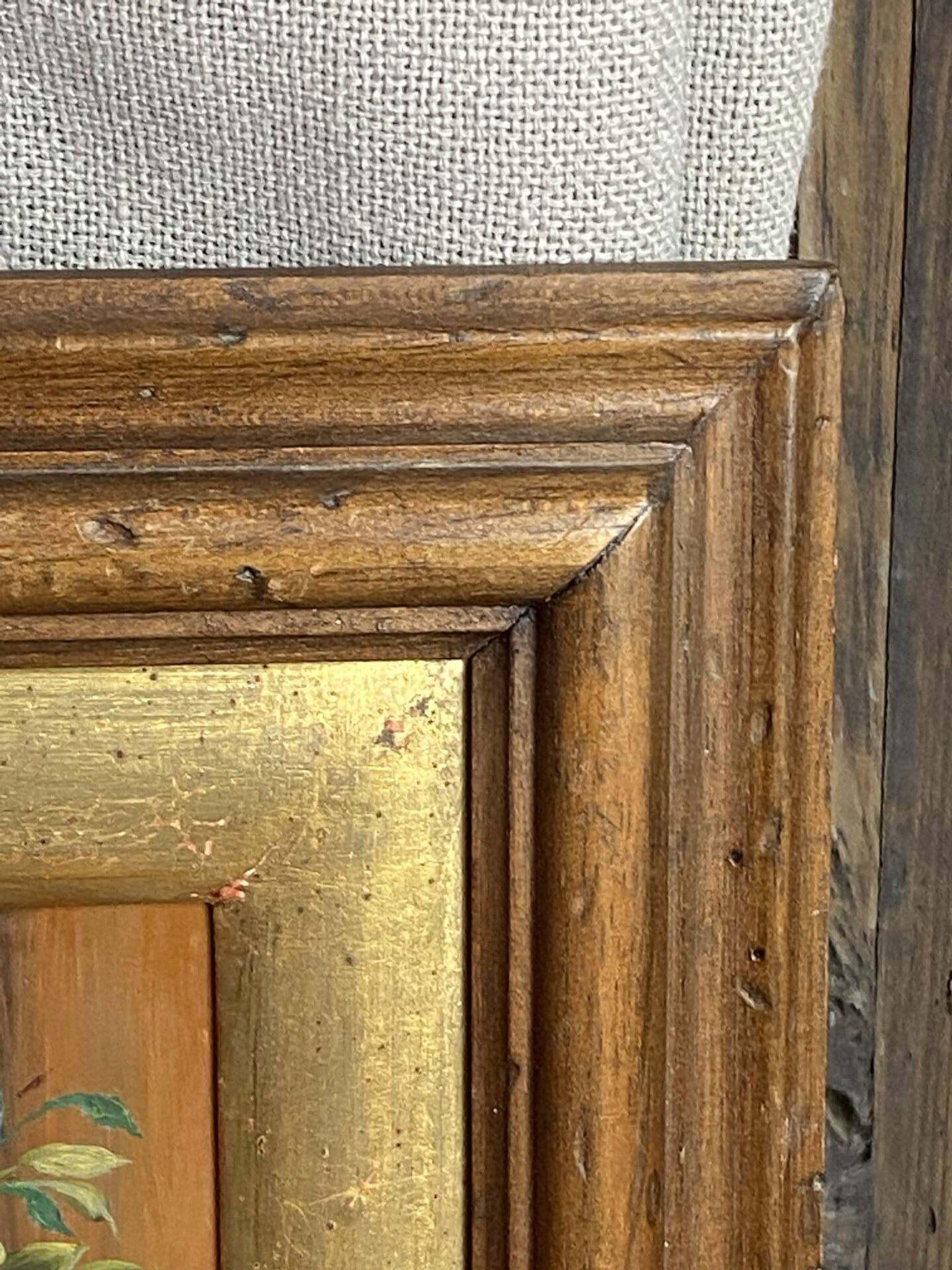 Wood painting, Italy wooden framing