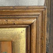 Wood painting, Italy wooden framing