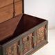 Antique wedding chest painted in pine – Austro-Hungarian Empire, Year 1775
