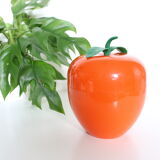 Orange ice bucket, vintage