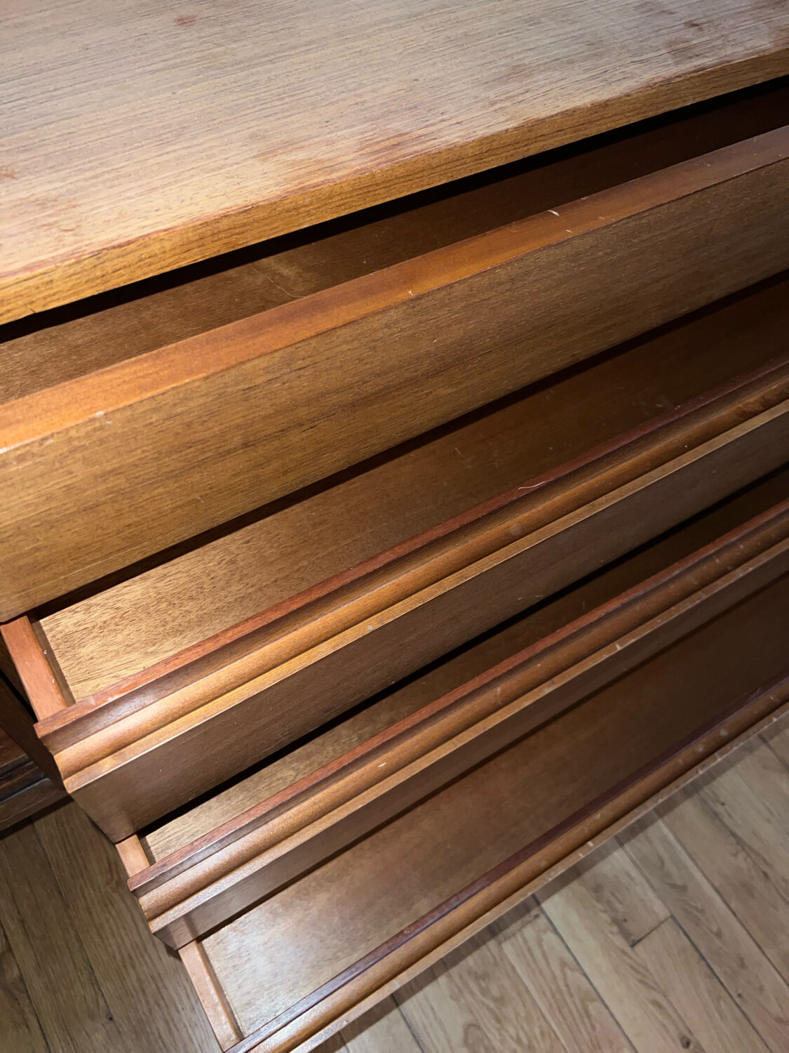 Vintage wooden enfilade