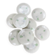 Lot de 9 assiettes florales en faïence de gien