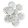 Lot de 9 assiettes florales en faïence de gien