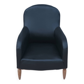 Art Deco period leather armchair