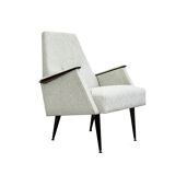 Vintage Geometric Armchair, Hungary, 1960s