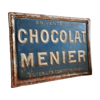 Old chocolate menier tole