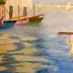 Aquarelle marine vintage