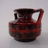 Italian Strawberry Ceramic Vase by Fratelli Fanciullacci for Bitossi, 1960s