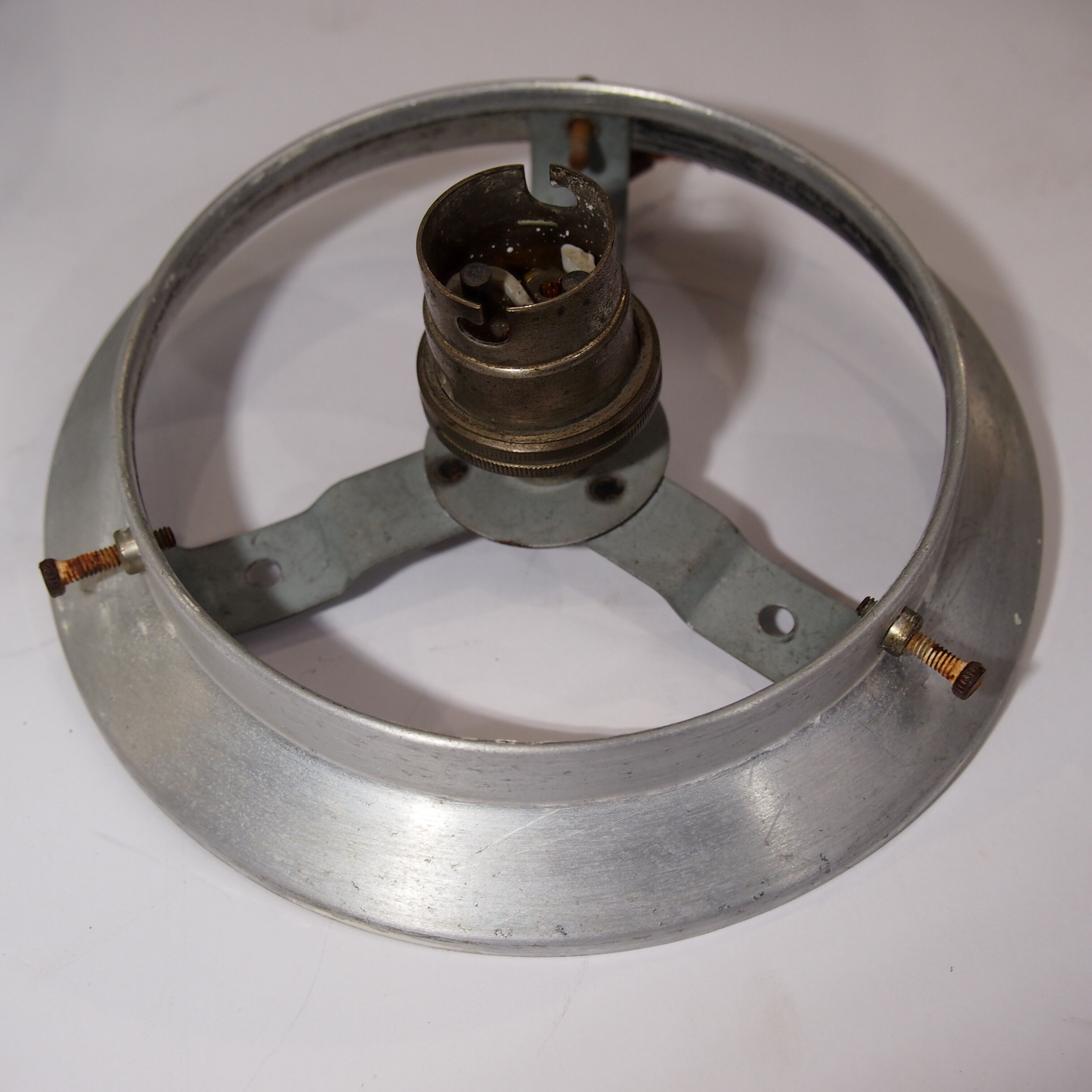 Glass vintage globe ceiling light