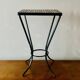 Bolster - small vintage side table in mosaic tiles