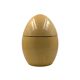 Tommaso Barbi, rare egg shaped large parchment box, TB Italy, ca. 1970