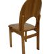 Vintage set of four pinewood chairs Rainer Daumiller minimalist design