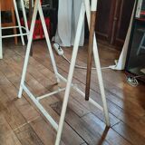 Industrial trestle drawing table