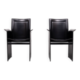 Pair Arm Chairs Arrben model solaria 1970s Italy