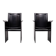 Pair Arm Chairs Arrben model solaria 1970s Italy
