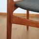 4 chaises vertes danoises estampillées