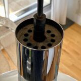 Grande suspension chromée Hustadt Leuchten 1960