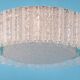 Superb glass tube ceiling light from Murano by Doria, Germany, 1960s.