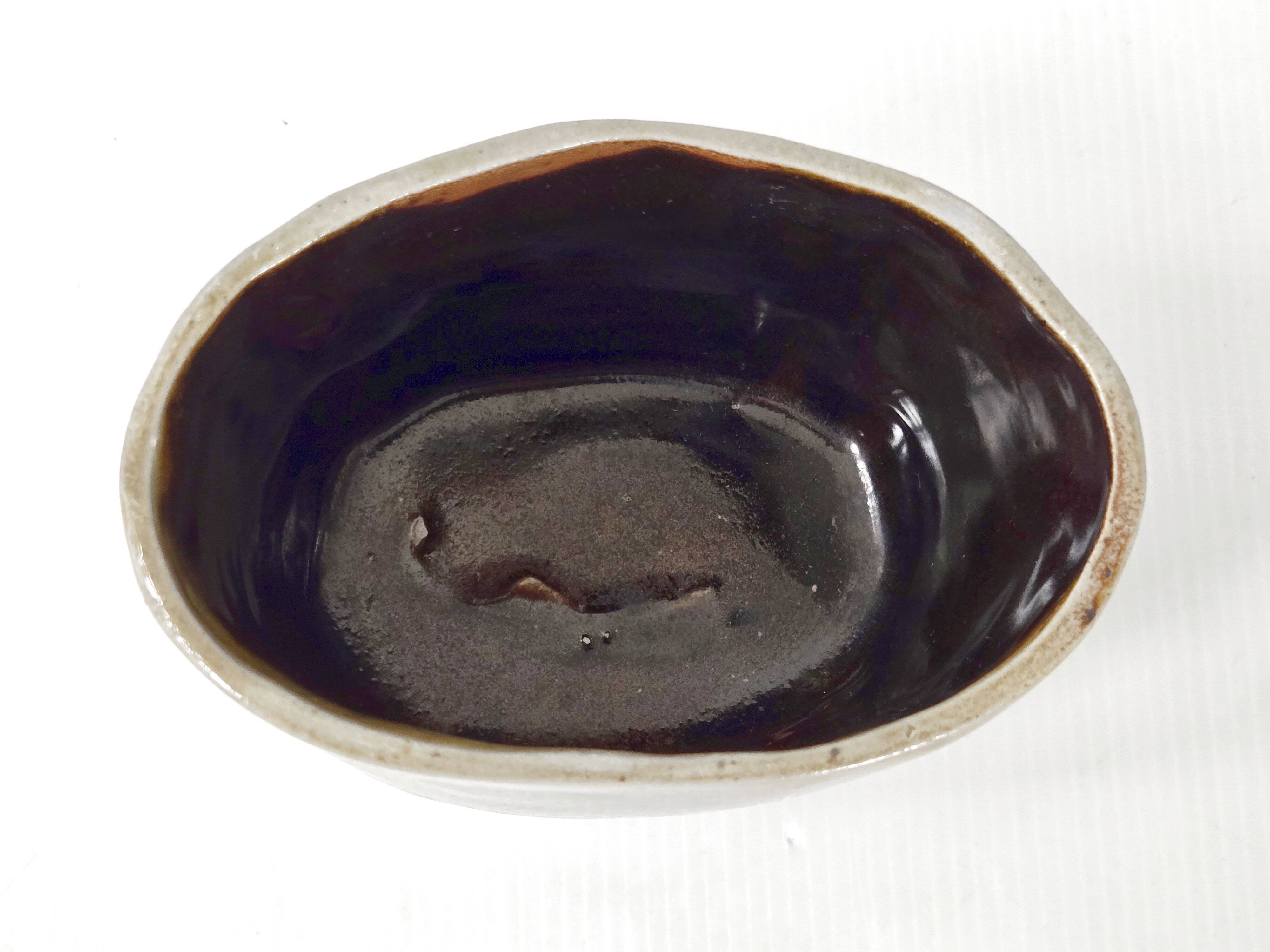 Vintage stoneware candy box