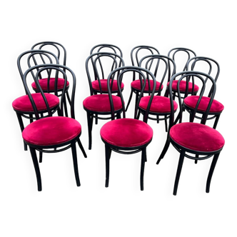 Set of 11 bistro chairs