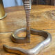 Cobra candlestick in brass