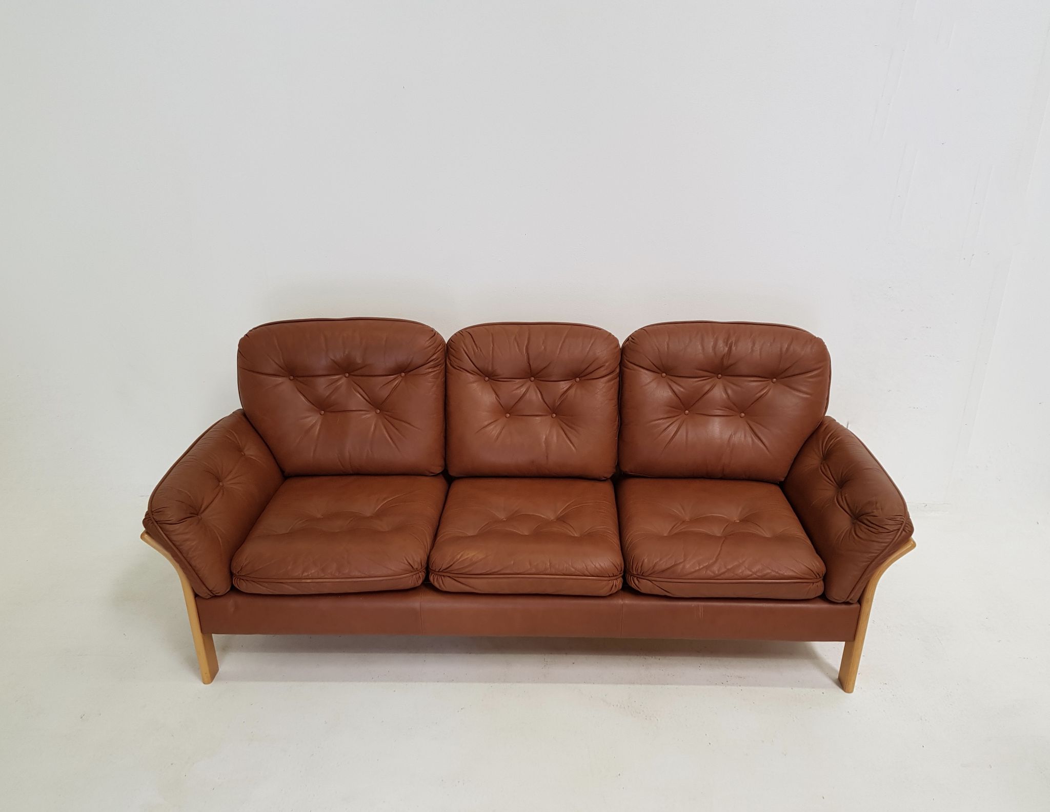 Sofa edited by Ulferts Sweden Wooden Structure, canna 1960s