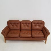 Sofa edited by Ulferts Sweden Wooden Structure, canna 1960s