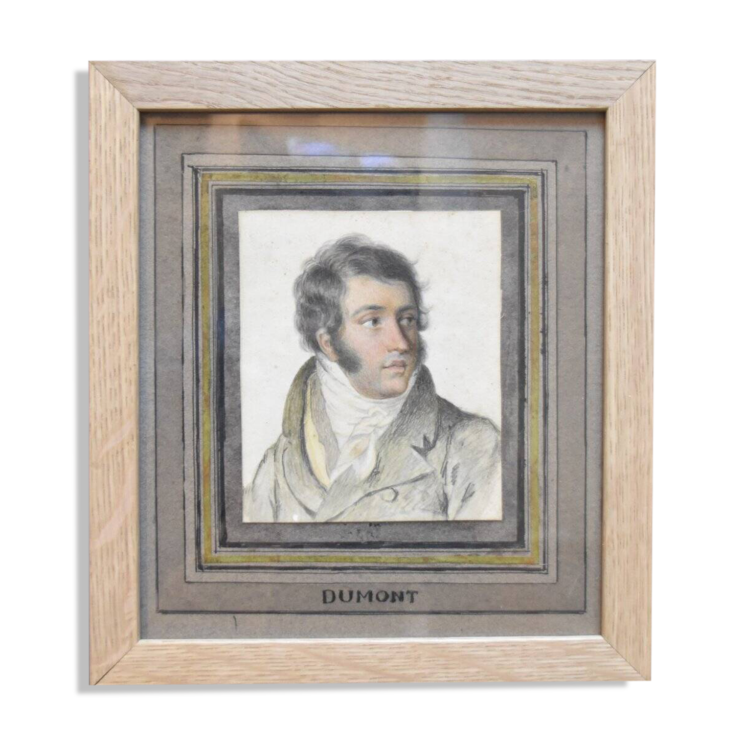 French School around 1820, Portrait of a Young Man, Drawing