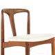 Set of 4 Johannes Andersen for Uldum Juliane chairs - fully restored