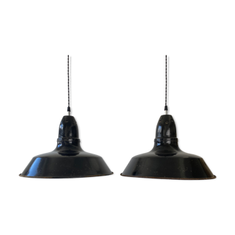 Pair of old industrial suspensions 40 cm