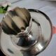 Silver-plated egg cup